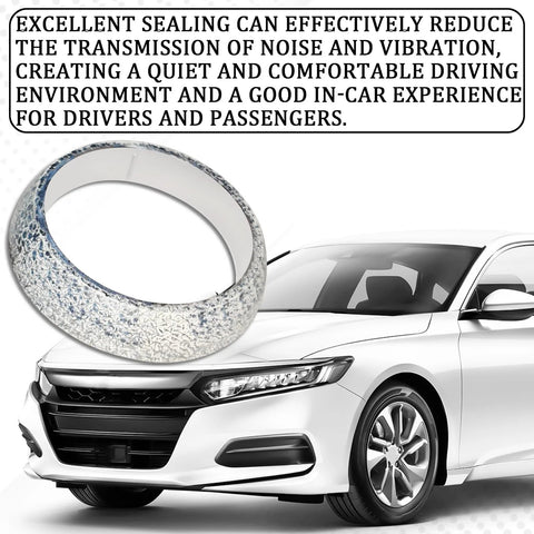 Car exhaust flange donut gasket, 48mm graphite packing ring for manifold and muffler.