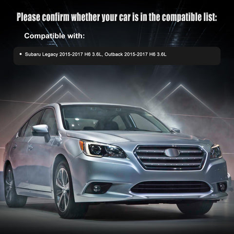 Silver Subaru Legacy 2015-2017 compatible with Beefed Up Alternator Replacement For Subaru Legacy And Outback 2015 2017 3.6L H6 Engines