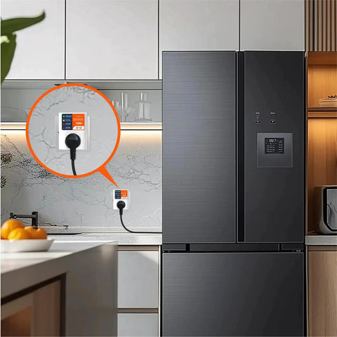 Heavy Duty Plug In Surge Protector For Home Essentials With 140J Lightning Protection And 120V 15A Wall Outlet installed