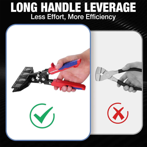 Six Inch Hand Seamer Tool For Sheet Metal Bending And Seaming Heavy Duty Steel Brake with ergonomic grip, comparison image
