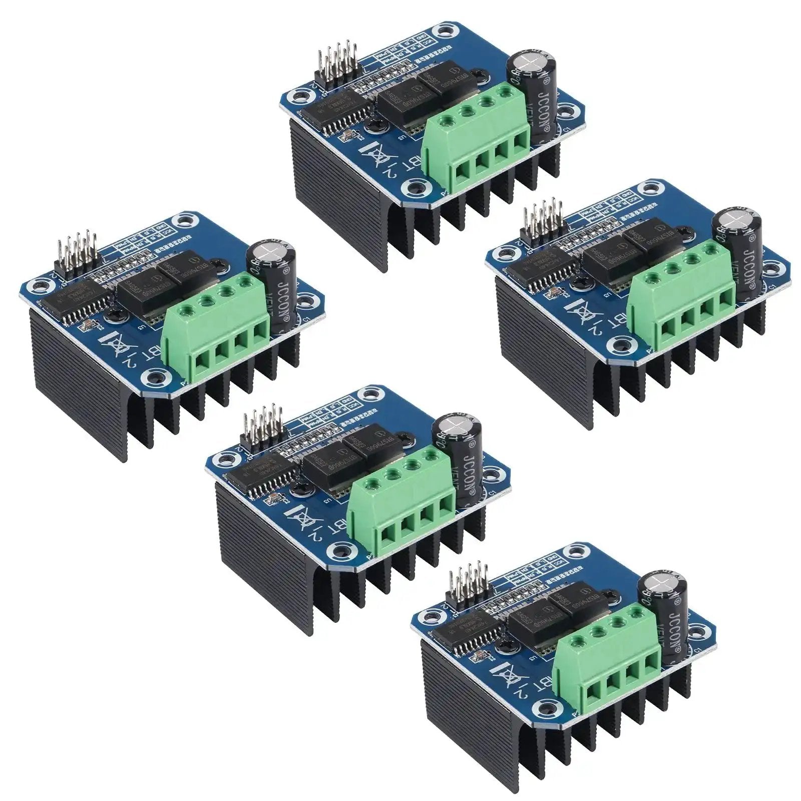 5 Pack 43A DC Motor Driver Module H Bridge With PWM Cu...