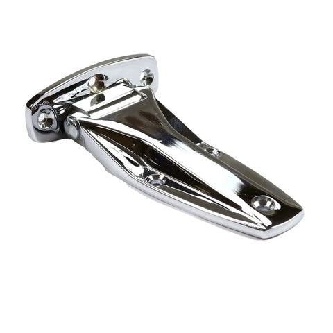 Chrome Flush Mount Door Hinge Heavy Duty All Metal Construction Reversible Left Or Right Hand For Trailer Truck