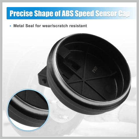 Rear Hub Bearing ABS Speed Sensor Cap Black For Hyundai Veloster Elantra GT And Kia Forte OE 58980F0000 close-up view