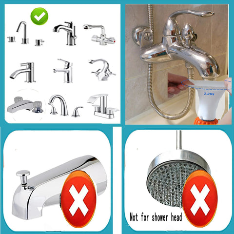 Sink hose attachment with spray nozzle for portable sink; stainless steel, Amazon brand, fits multiple faucet types.