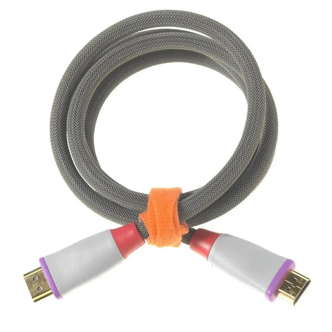 One Wrap Cable Ties For Easy Cable Management Self Gripping Reusable Wire And Cord Organizer 8 Inch Half Inch Multi Color 5 Count