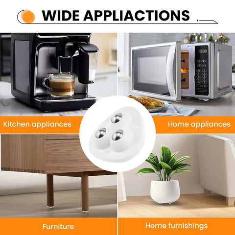 Mini Self Adhesive Caster Wheels 360 Degree Swivel Ball Transfer Rollers For Small Appliances And Light Furniture with examples