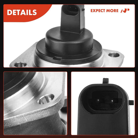 Close-up of Rear Wheel Hub and Bearing Assembly ABS Single Unit 5-Lug Compatible: Chevrolet Malibu, Cadillac DTS, with details