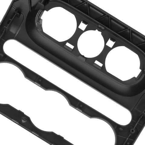 Center Dash Radio Bezel Trim Panel For 2004 To 2008 Ford F150 Replacement, black ABS material, interior view
