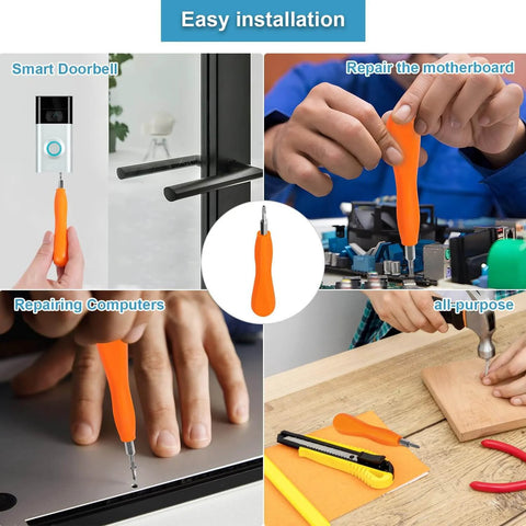 Doorbell Screwdriver Replacement Kit With Torx T6 And Torx T15 Bits For WiFi Password Reset And Battery Change in use for repairs