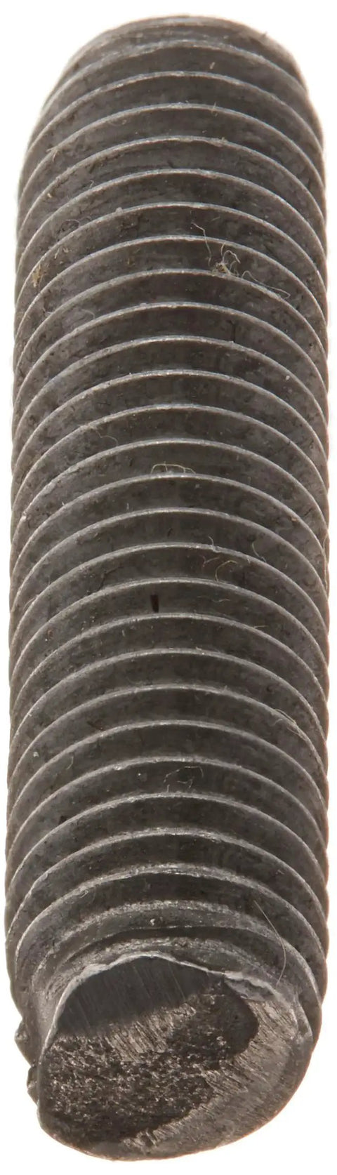 Close-up view of a Double End Studs 8mm X 35mm Zinc Plated Steel Pack Of 8 For Automotive Machinery, showing threaded detail.