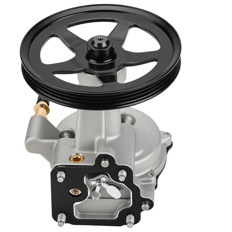 C-Tzu 904-861 brake vacuum pump with black pulley on gray housing; fits 2014-2020 GM vehicles.