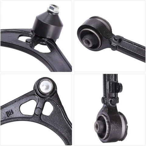 Close-up of Beefed-Up Front Upper Control Arm With Ball Joints Replacement Kit for 2005-2019 Chrysler 300 and similar models.