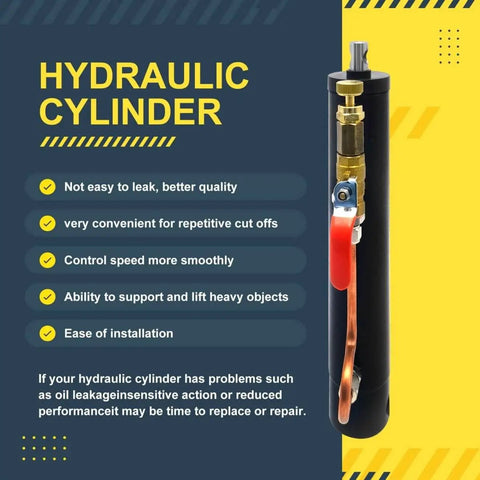 7 X 12 Metal Cutting Band Saw Hydraulic Cylinder With Downfeed Control, Compatible With BS-712N BS-712R BS-712B