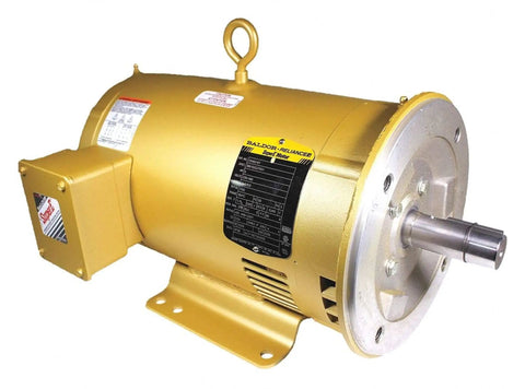 3-Phase General Purpose AC Motor CEM3218T, Single Unit, 5 HP 1750 RPM, OPSB Enclosure, front view