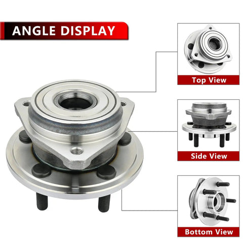 Two Pack Front Wheel Hub Bearing Assembly For Jeep Cherokee 1999 2001 And Wrangler TJ 2000 2006 With Five Lug Non ABS