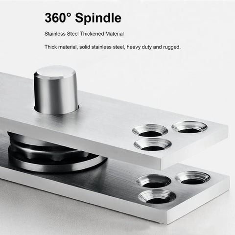 Hidden Door Hinge 360 Degree Pivot Beefy Heavy Duty Concealed Hinge For Bookcase And Murphy Doors 220 Lb Load Bearing