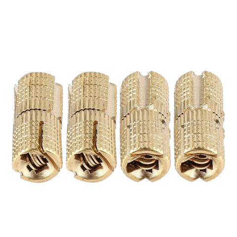 Hidden Copper Brass Cabinet Hinges 8mm 180 Degree Opening 4 Pack No Brainer Easy Install For Jewelry Boxes And DIY Projects