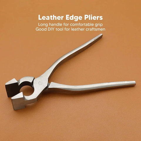 Leather Craft Flattening Pliers Stainless Steel Flat Pliers For Wallets Handbags And Belts Trim Leather Edges Like A Pro