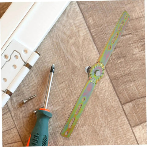 Adjustable Angle Hinge For Bed Sofa And Cupboard By Alipis Beefy Heavy Duty Auto Reset with tools on wooden surface