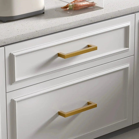 Champagne Bronze Cabinet Pulls Two And A Half Inch Brushed Bronze Drawer Handles 10 Pack Durable Premium Stainless Steel Construction