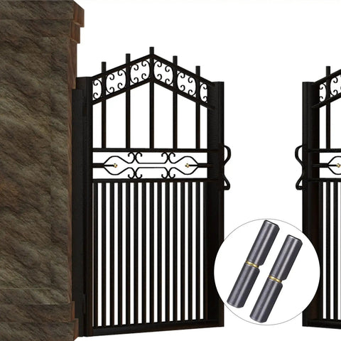 Heavy Duty Weldable Barrel Hinges Set Of 10 Two And One Half Inch Long Three Eighths Inch Diameter Weld On Detachable Gate Door Hinge