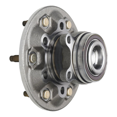Front view of a Front Wheel Hub And Bearing Assembly Replacement For 2009 To 2012 Chevrolet Colorado And GMC Canyon 2WD With ABS