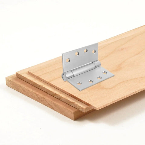 Self Closing Stainless Steel Spring Hinges For Doors With Quiet Operation Heavy Duty Interior And Exterior Door Hardware For Residential Use By VillCase Moisture Resistant Durable Hinges Ideal For Kitchens Bathrooms And High Traffic Entryways shown on wooden panels