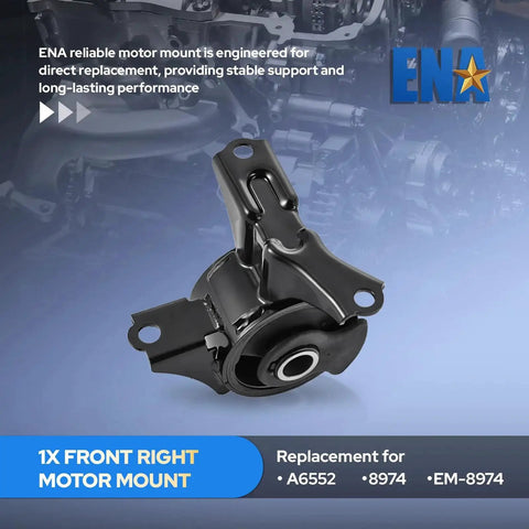 Front right motor mount from Engine And Transmission Mount Set Of Five For Honda Accord 1998 1999 2000 2001 2002 With V6 3.0L And Acura TL 1999 3.2L Replacement For OEM A6592 A6552 A4507 A6582 A6579 Durable Performance.