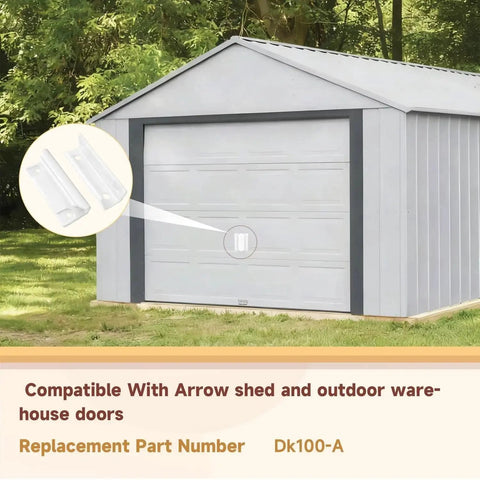 Door Tune-Up Kit For Arrow Shed Sliding Doors Full Replacement Set With 4 Lower Door Guides, replacement part Dk100 A