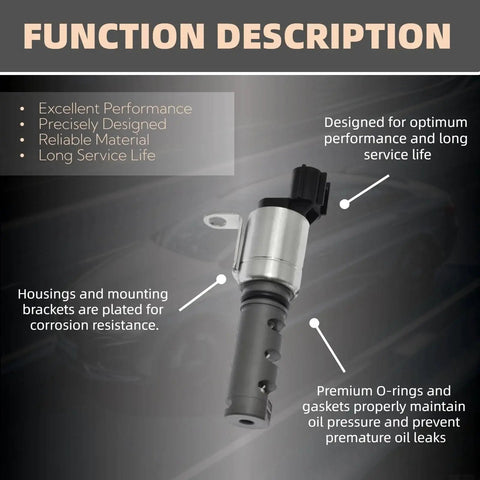 VVT Solenoid For Toyota And Lexus Vehicles Easy Install Compatible With Ct200h Es300h Vibe Tc XD Avalon Camry
