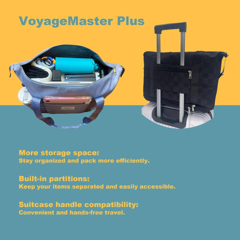 Expandable Foldable Duffel Bag Suitcase With Detachable Rolling Wheels Three In One Design From 25L Daypack To 55L XXL in Blue