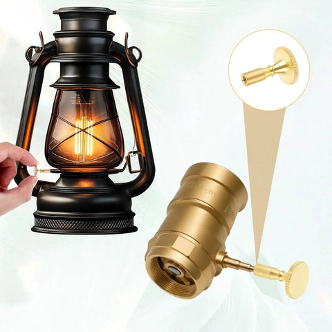 4 Pack Vintage Lamp Switch Knob Replacements For Standard Size Light Sockets Brass Color Screw On Universal Fit Durable Aluminum Construction Easy Install No Fuss For Desk Table And Floor Lamps