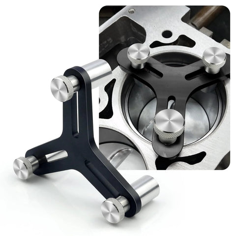 Universal Piston Ring Squaring Tool With 32 Blades Feeler Gauge For End Gap Measurement Fits 2 Inches To 5 Inches Bores Adjustable Squaring Fixture