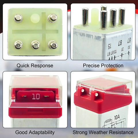 Mercedes Overload Protection Relay With Real Time Current Monitoring For 1982 1987 Models Fits W124 W126 W201 R107 W460 W461
