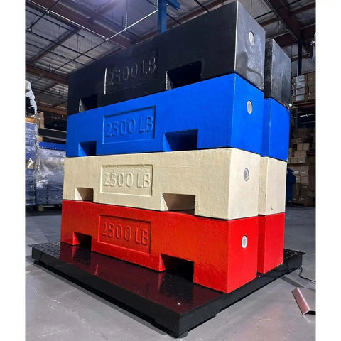 Beefy Heavy Duty Floor Scale For Pallets And Shipping, 48 By 48 Inch Industrial Platform Scale, 10,000 Lb Capacity With 1 Lb Readability, Non NTEP Warehouse Scale For Big Loads And Tough Jobs under weights