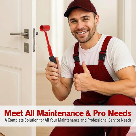 Person holding a 4 In 1 Door Hinge Adjustment Tool For Quick Door Fit Hinge Bender And Adjuster Wrench Gap Tool
