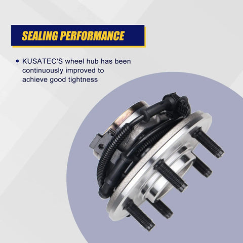 Front Wheel Hub And Bearing Assembly 515078 for Ford Explorer 2006 2010 with 5 Lug ABS showing sealing performance
