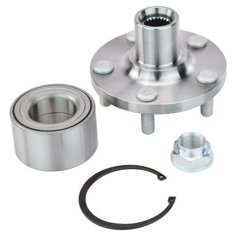 Two Piece Front Wheel Bearing And Hub Assembly Kit Direct Fit For 2003 2019 Toyota Corolla 2003 2010 Pontiac Vibe 2003 2013 Matrix