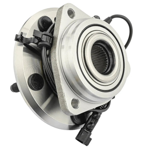 Front Wheel Hub And Bearing Kit For Jeep Wrangler 2007 To 2016, 5 Lug With ABS, 2 Piece Set For Driver And Passenger Sides