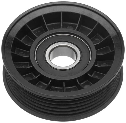 Premium Flanged Idler Pulley For GM Vehicles And Most Makes And Models That Keeps Your Drive Belt Properly Aligned And Routed ACDelco Gold Replacement Part For Top Notch Fit Form And Function