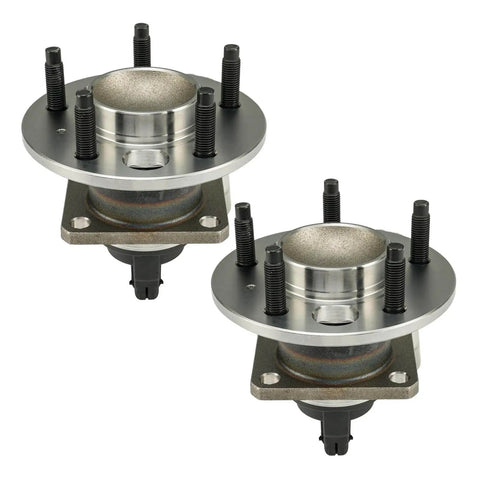 Pack of 2 rear wheel hub bearing assembly fits Buick LeSabre Lucerne Riviera, Cadillac DTS DeVille, Chevy Malibu, 5 lug ABS