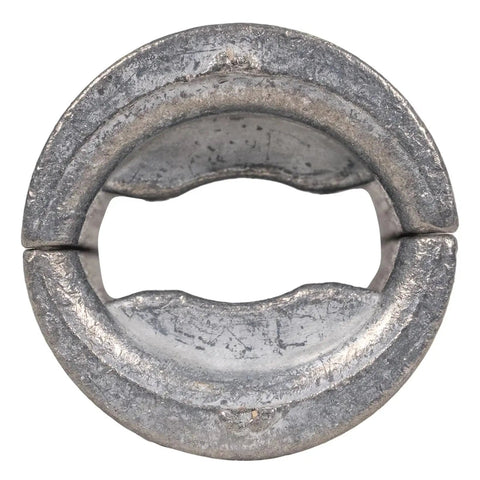 Front view of Five Eighth Inch Lag Shield Anchor Long Three And One Half Inch Zinc Alloy 10 Pack For Secure Lag Bolts In Wood Concrete And Masonry Corrosion Resistant