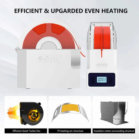Upgraded Filament Dryer Box For 3D Printing, Dry Box With Spool Holder And Storage, Keeps Filament Dry And Moisture Free, Efficient Heat