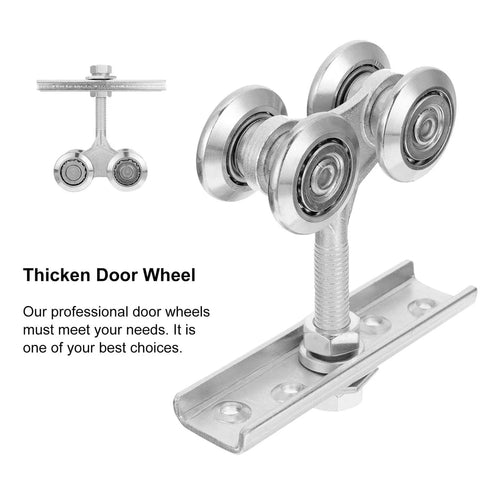 Heavy Duty Steel Sliding Door Track Roller for Industrial Doors And Cabinets, Rust Resistant With Smooth Quiet Operation