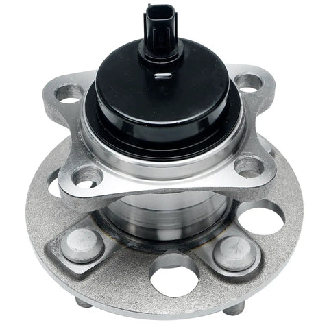 Rear 2-Piece Wheel Bearing Hubs Assembly For Toyota Prius C 2012-2019, Yaris 2006-2014, Scion IQ 2013, 4-Lug With ABS Bearings Replacement Kit