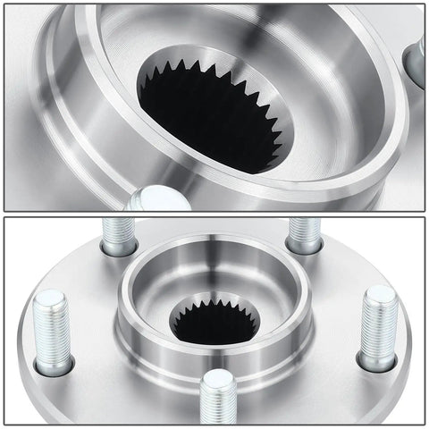 Factory Style Front Wheel Hub Assembly For Nissan Altima 2.5L 2002 2006 Driver Or Passenger Side Bare Steel Replacement Hub Close-up