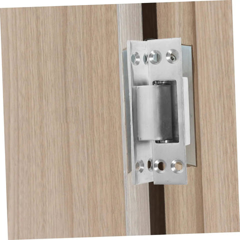 Silver Sturdy Invisible Hinge For Secret Door And Hidden Cabinet Heavy Duty Metal Barn Door Hinge For Residential And Commercial Use