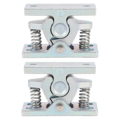 Spring Loaded Door Stop And Lock Catch Pair with dual roller design, zinc alloy, ideal for boat, RV, trailer, yacht strong hold and quiet operation.