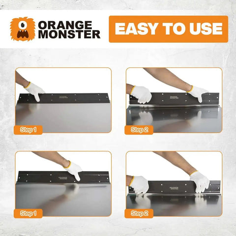 Heavy Duty 24 Inch Sheet Metal Folding Tool For HVAC Work Dual Folding Depth Three Eighths Inch And One Inch in use demonstration
