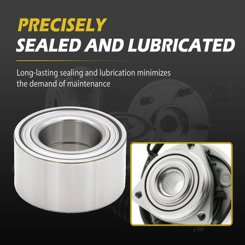 Front Wheel Bearing Assembly Left And Right Swap Pair For Hyundai Veloster Elantra Coupe Elantra GT Kia Forte Koup 5 Soul And Soul EV Fits 2010 Through 2019 Models 510093